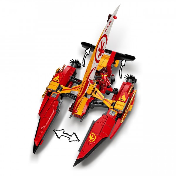 LEGO Ниндзяго (NinjaGo) Конструктор Морской бой на катамаранах 71748