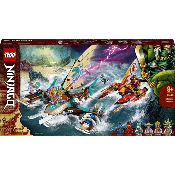 LEGO Ниндзяго (NinjaGo) Конструктор Морской бой на катамаранах 71748