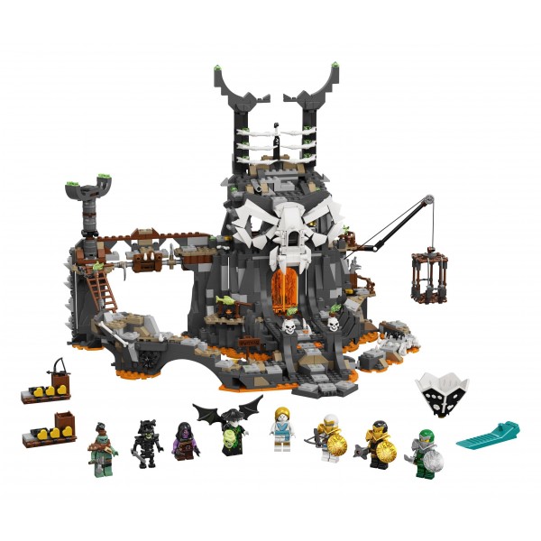LEGO Ниндзяго (NinjaGo) Конструктор Подземелье Заклинателя черепов 71722