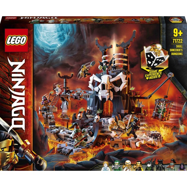 LEGO Ниндзяго (NinjaGo) Конструктор Подземелье Заклинателя черепов 71722