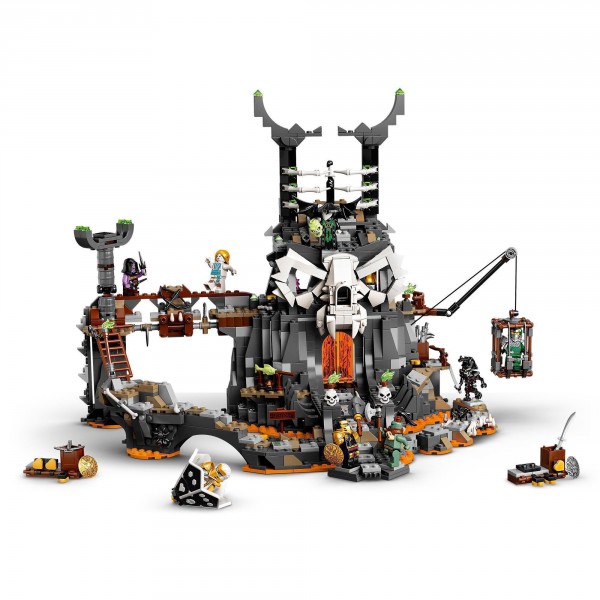 LEGO Ниндзяго (NinjaGo) Конструктор Подземелье Заклинателя черепов 71722