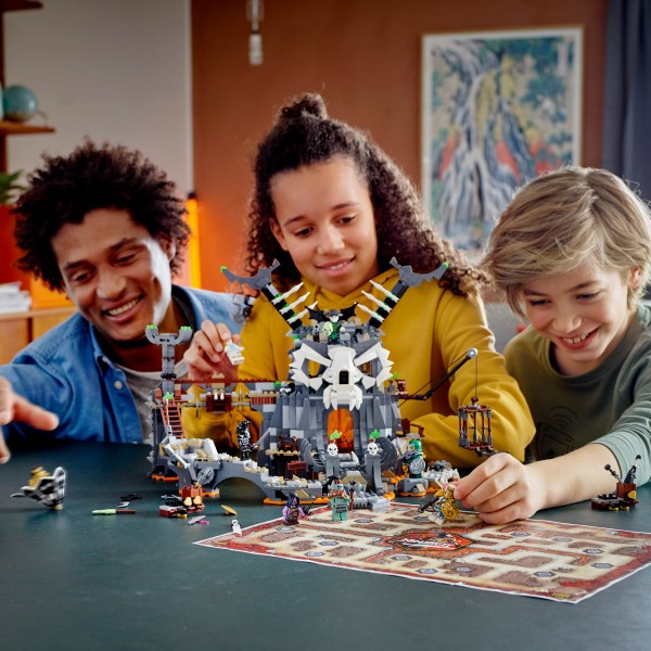 LEGO Ниндзяго (NinjaGo) Конструктор Подземелье Заклинателя черепов 71722