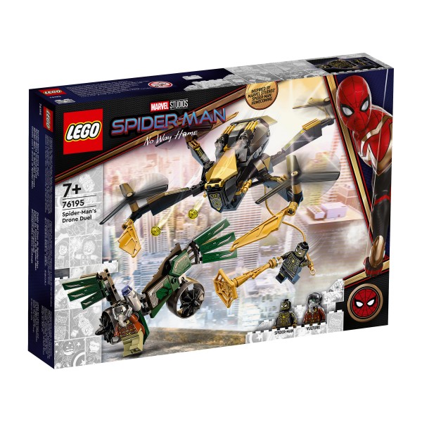 LEGO Super Heroes Конструктор Дуэль дронов Человека-Паука 76195