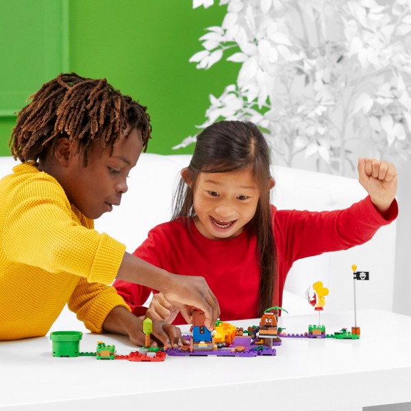 LEGO Super Mario Конструктор Дополнительный уровень Ядовитое болото гусеницы 71383