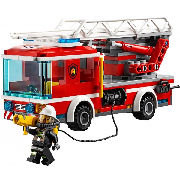 LEGO City Fire Пожарный автомобиль с лестницей 60107