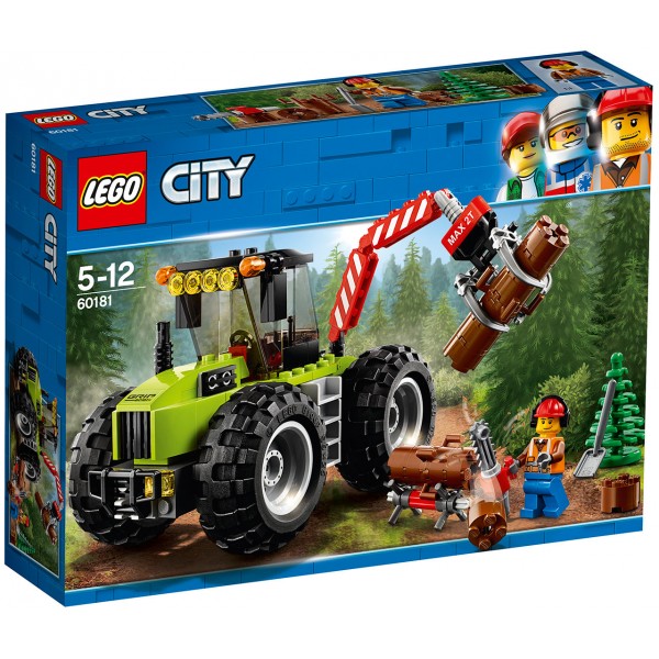 LEGO City Конструктор Лесоповальный трактор 60181