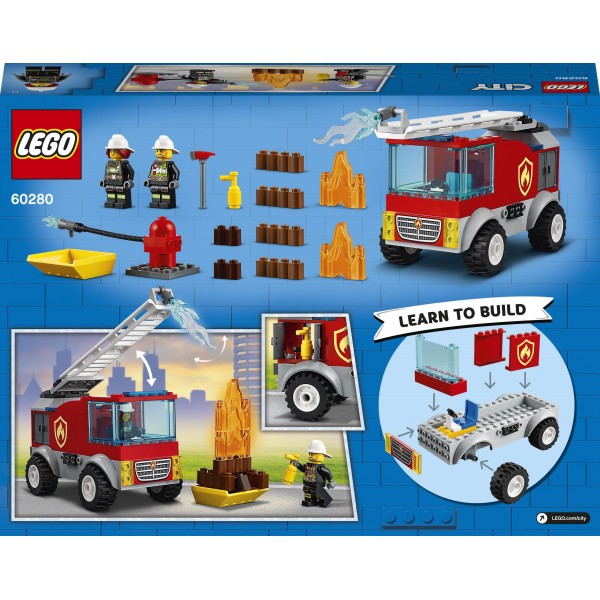 LEGO City Конструктор Пожарная машина с лестницей 60280