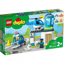LEGO DUPLO Конструктор Полицейский участок и вертолёт 1095