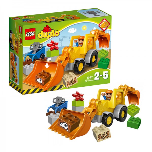LEGO DUPLO Town Экскаватор-погрузчик 10811