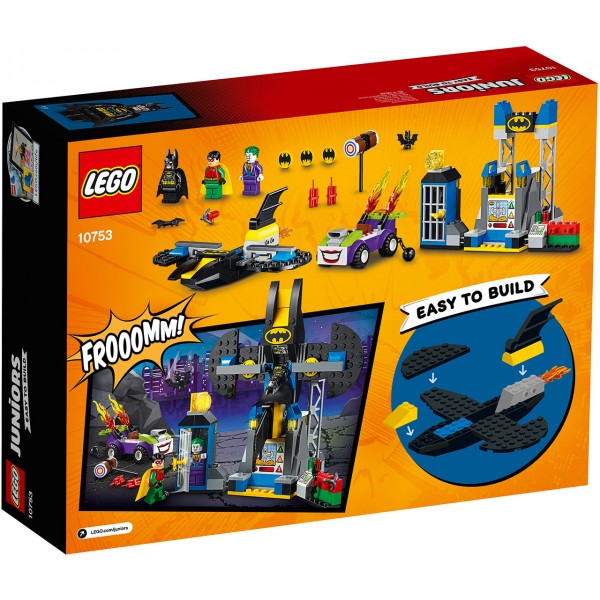 LEGO Juniors Конструктор Джокер атакует Бэтпещеру 10753