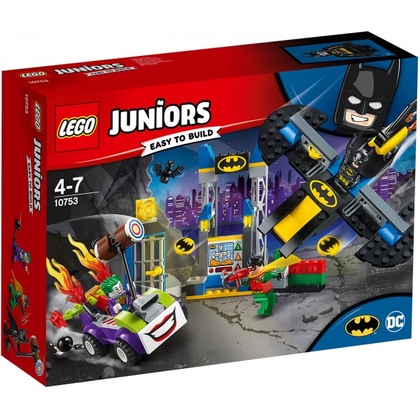 LEGO Juniors Конструктор Джокер атакует Бэтпещеру 10753