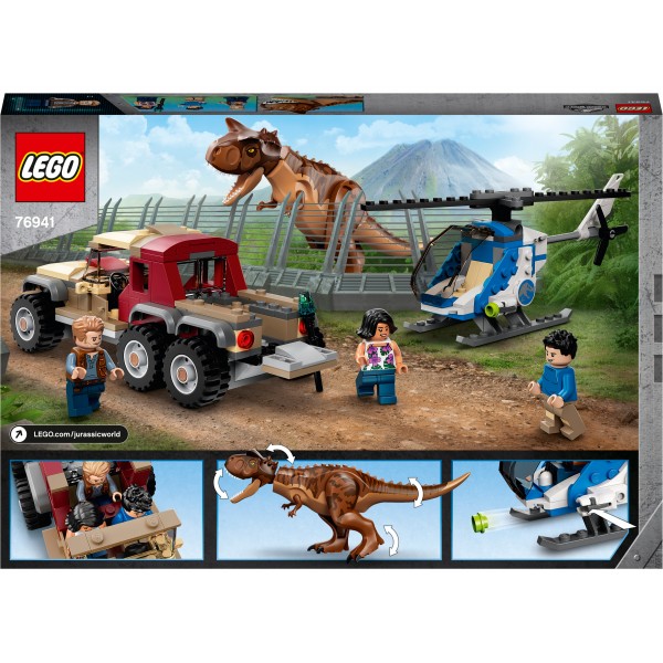 LEGO Jurassic World Конструктор Погоня за карнотавром 76941
