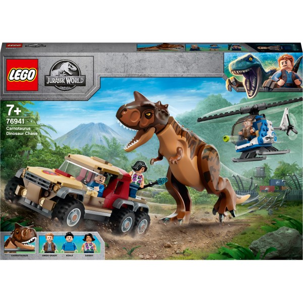 LEGO Jurassic World Конструктор Погоня за карнотавром 76941