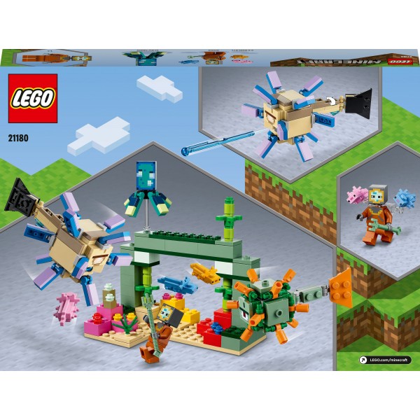 LEGO Майнкрафт (Minecraft) Конструктор Битва со стражем 21180