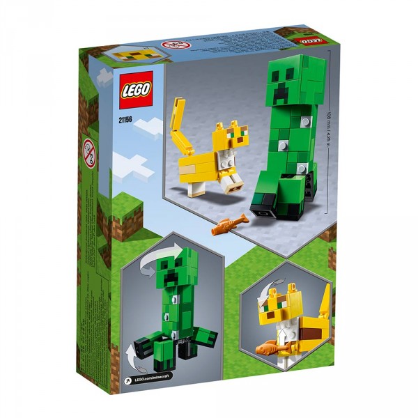 LEGO Майнкрафт (Minecraft) Конструктор "Крипер и Оцелот" 21156