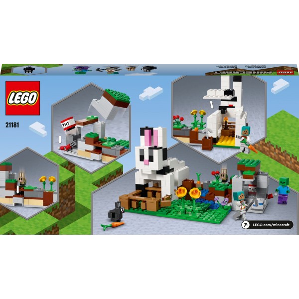 LEGO Майнкрафт (Minecraft) Конструктор Кроличье ранчо 21181