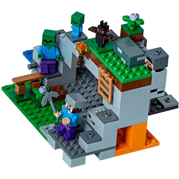 LEGO Майнкрафт (Minecraft) Конструктор Пещера зомби 21141