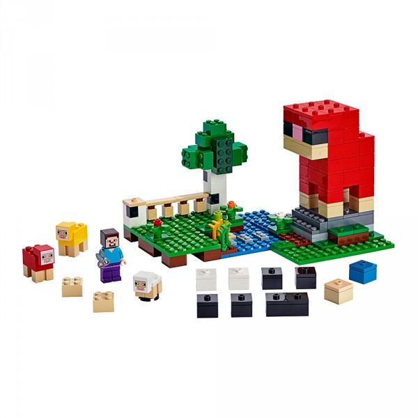 LEGO Майнкрафт (Minecraft) Конструктор Шерстяная ферма 21153