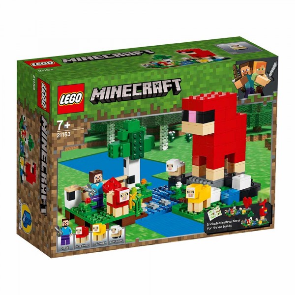 LEGO Майнкрафт (Minecraft) Конструктор Шерстяная ферма 21153