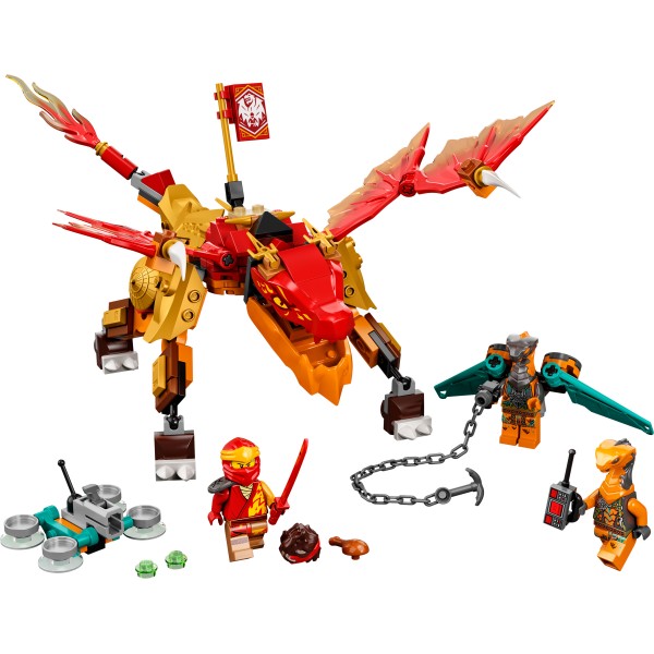 LEGO Ниндзяго (NinjaGo) Конструктор Огненный дракон ЭВО Кая 71762
