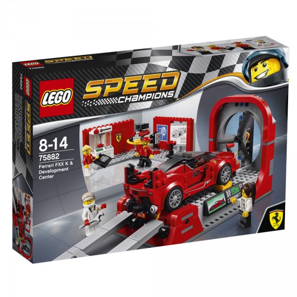 LEGO Speed Champions Автомобіль Ferrari FXX K і Центр розро 75882