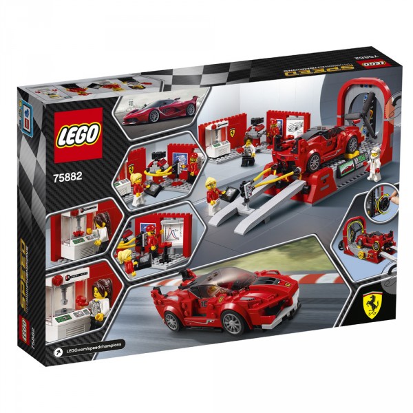LEGO Speed Champions Автомобіль Ferrari FXX K і Центр розро 75882
