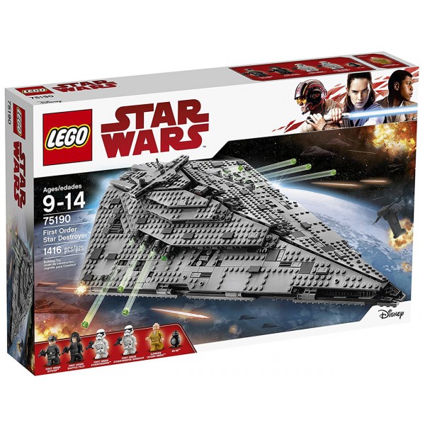 LEGO Star Wars First Order Star Destroyer™ Сокол Тысячелетия на Дуге Кесселя 75190