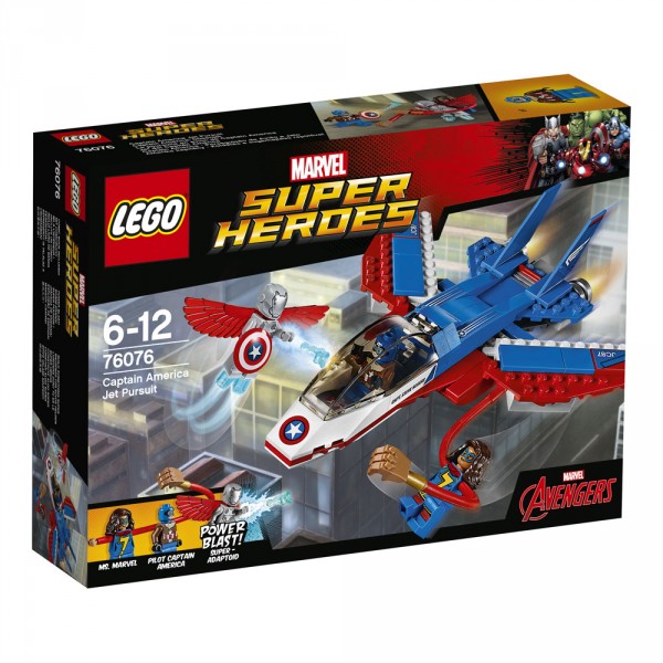 LEGO Super Heroes Переслідування на літаку Капітана Амер 76076