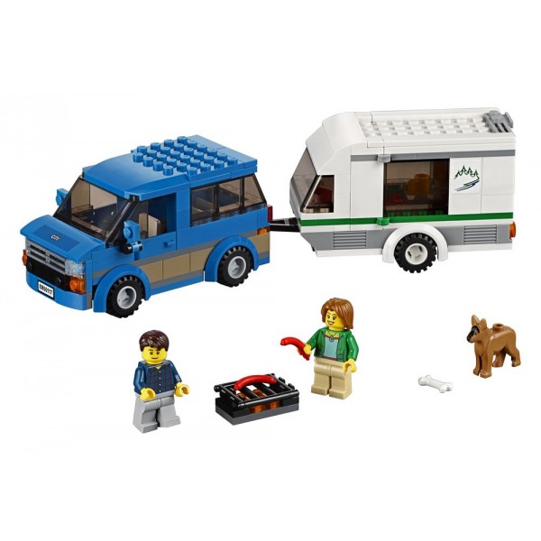 LEGO City Great Vehicles Фургон и дом на колёсах 60117