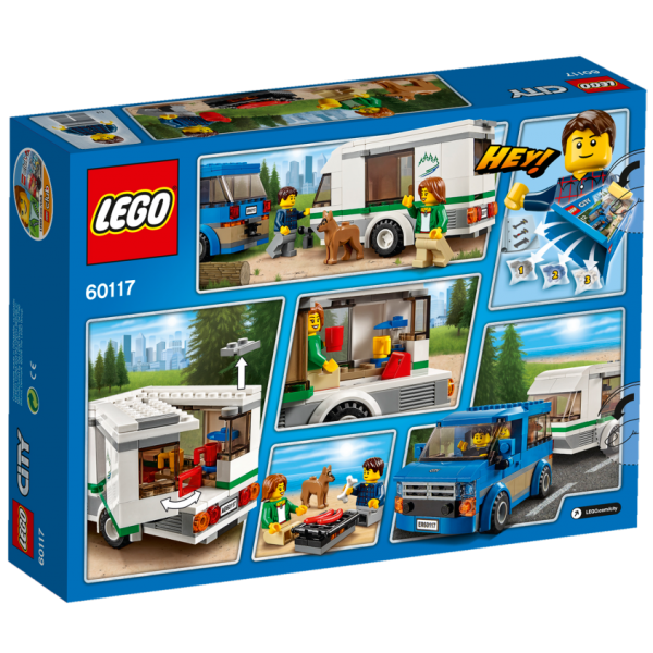 LEGO City Great Vehicles Фургон и дом на колёсах 60117