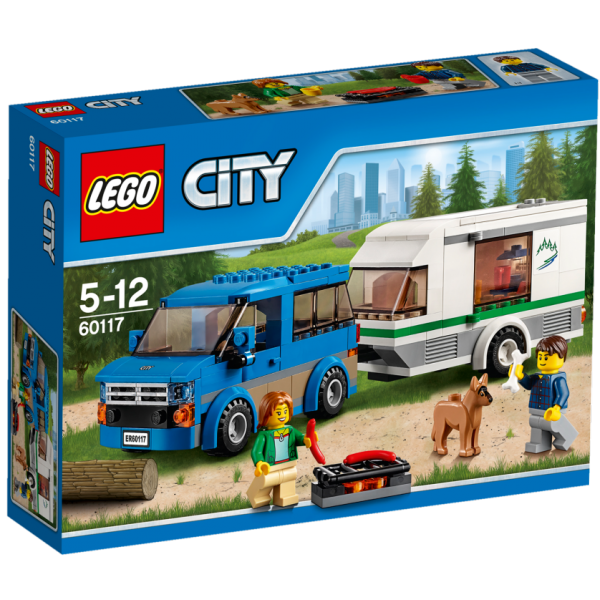 LEGO City Great Vehicles Фургон и дом на колёсах 60117