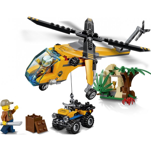 LEGO City Грузовой вертолёт исследователей джунглей 60158