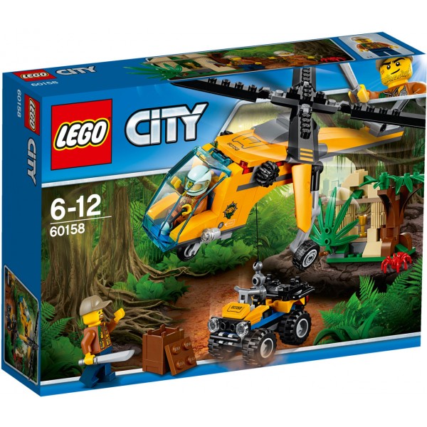 LEGO City Грузовой вертолёт исследователей джунглей 60158