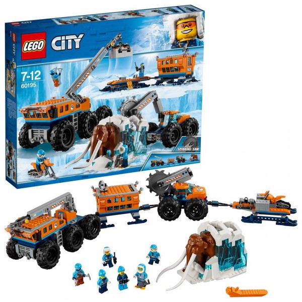 LEGO City Конструктор Лего Передвижная арктическая база Арктика 60195