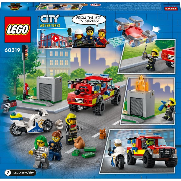 LEGO City Конструктор Пожарная бригада и полицейская погоня 60319