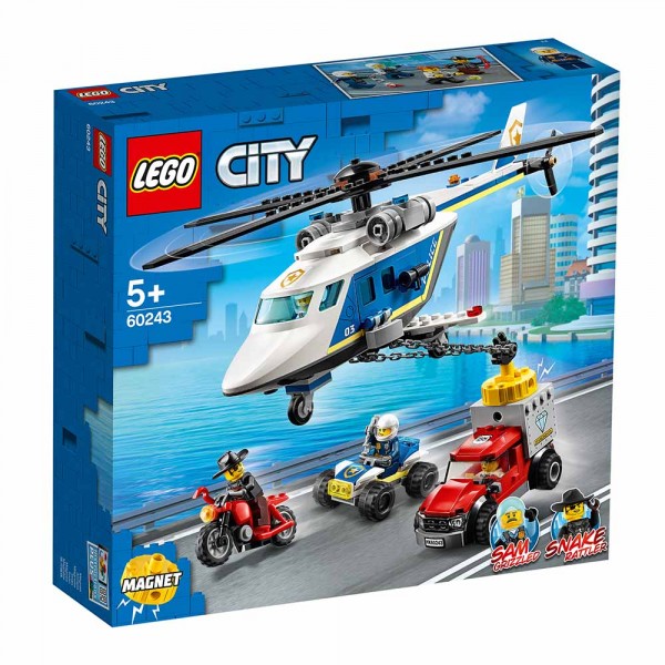 LEGO City Конструктор Погоня на полицейском вертолете 60243