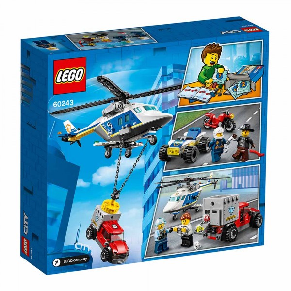 LEGO City Конструктор Погоня на полицейском вертолете 60243