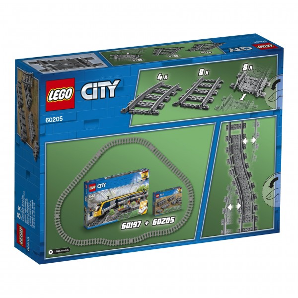 LEGO City Конструктор Рельсы 60205