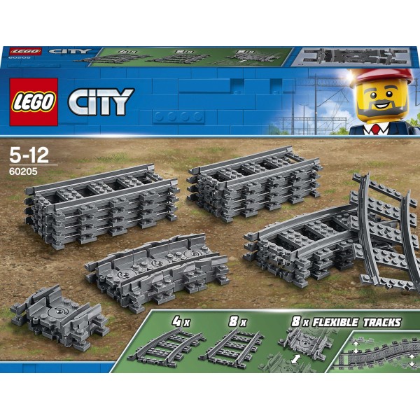 LEGO City Конструктор Рельсы 60205