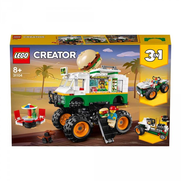 LEGO Creator Конструктор Грузовик монстрбургер 3 в 1 31104