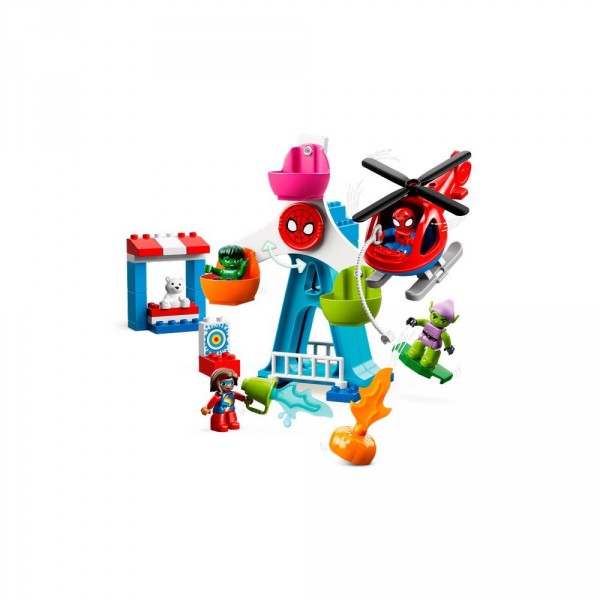 LEGO DUPLO Конструктор Человек-паук и его друзья: приключения на ярмарке 10963