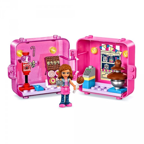 LEGO Friends Конструктор Игровой куб Оливия на шопинге 41407