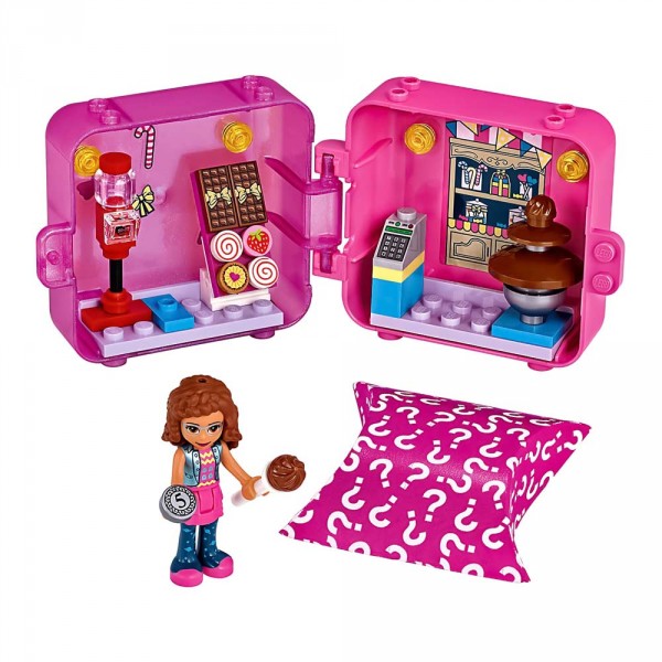 LEGO Friends Конструктор Игровой куб Оливия на шопинге 41407