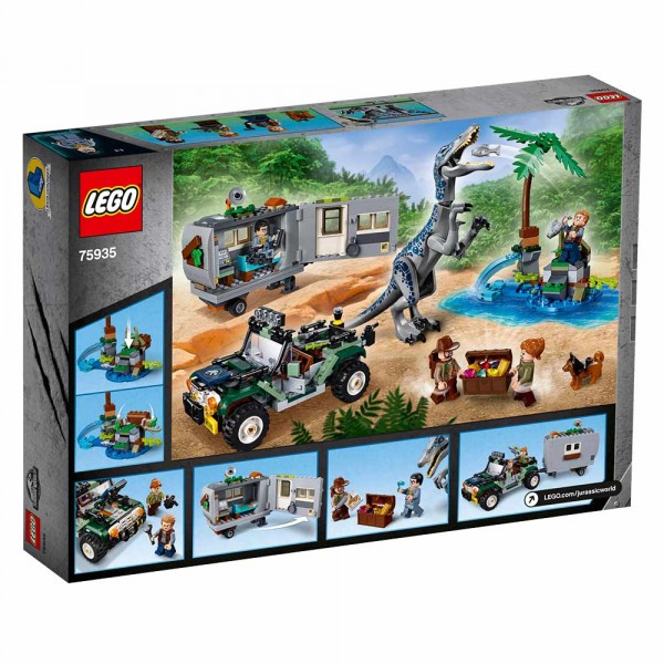 LEGO Jurassic World Конструктор Поединок с бариониксом Поиск сокровищ 75935