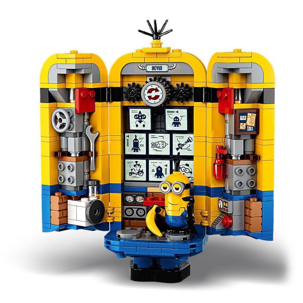 LEGO Minions Конструктор Миньоны из кубиков и их логово 75551