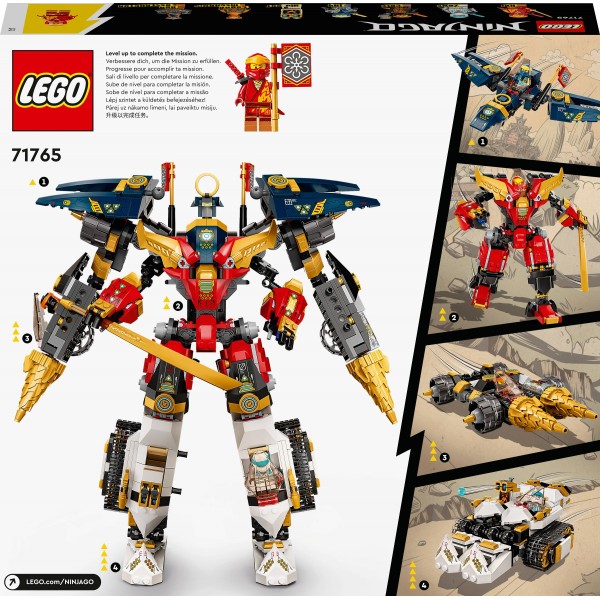 LEGO Ниндзяго (NinjaGo) Конструктор Ультра-комбо-робот ниндзя 71765