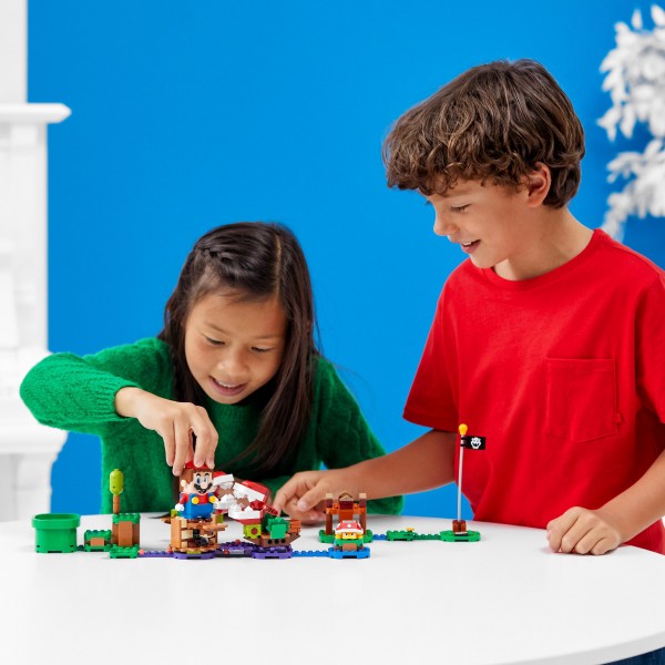 LEGO Super Mario Конструктор Leaf Дополнительный набор «Загадочное испытание растения-пираньи» 71382