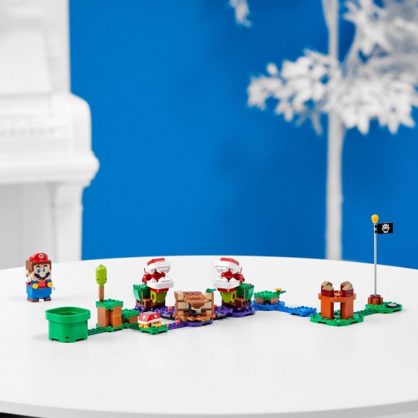 LEGO Super Mario Конструктор Leaf Дополнительный набор «Загадочное испытание растения-пираньи» 71382