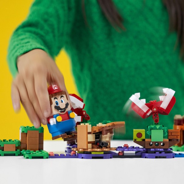 LEGO Super Mario Конструктор Leaf Дополнительный набор «Загадочное испытание растения-пираньи» 71382