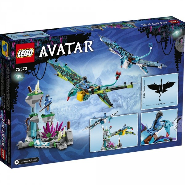 LEGO Avatar Конструктор Джейк и Нейтири: первый полет на Банши 75572